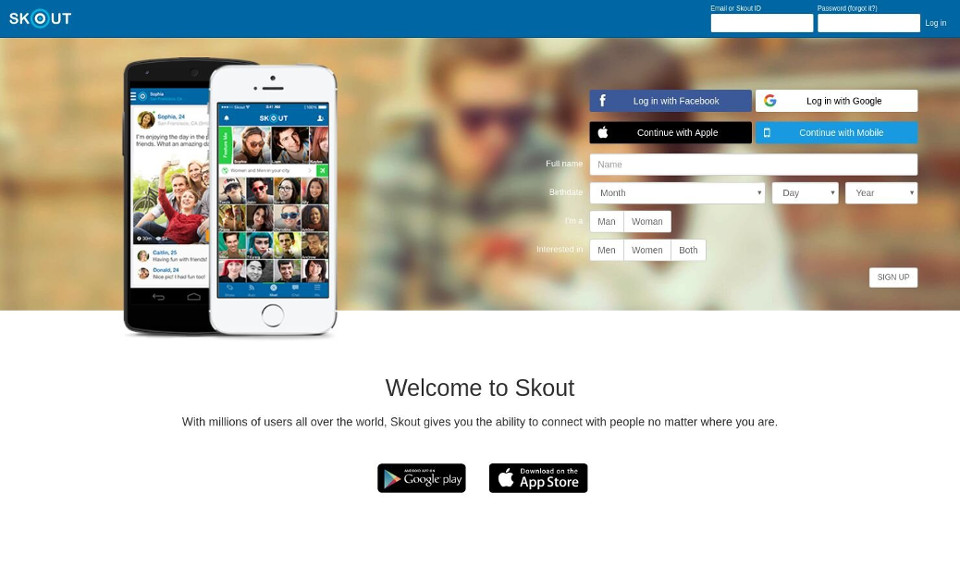 skout register