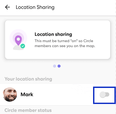 how to turn off location sharing on Life360