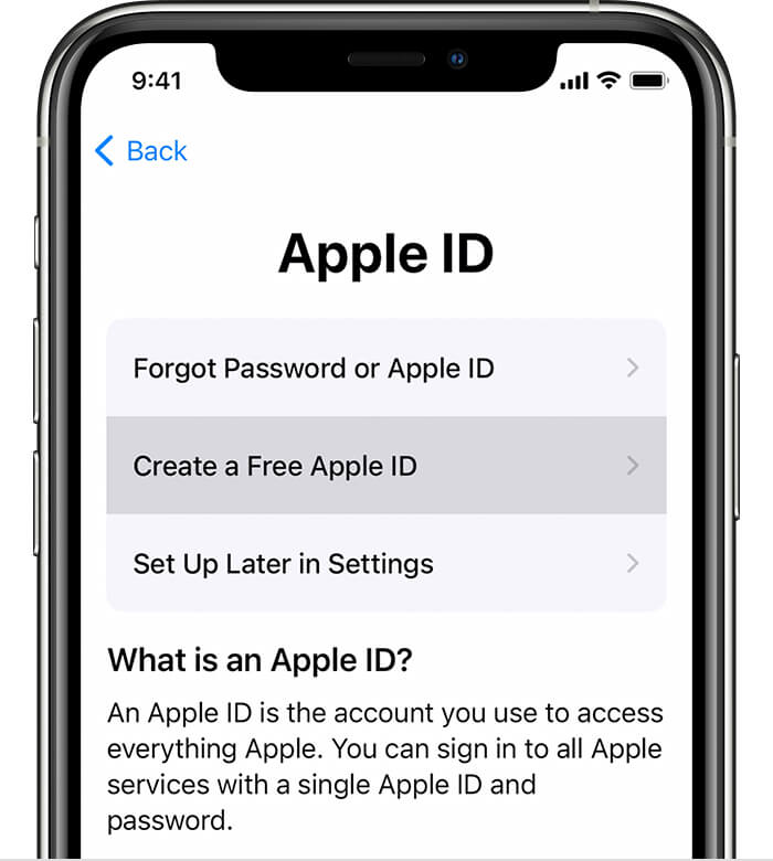 create apple id