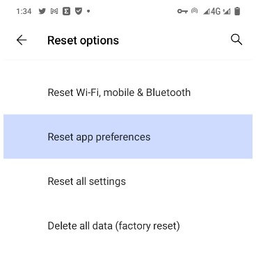 Reset-app-preferences