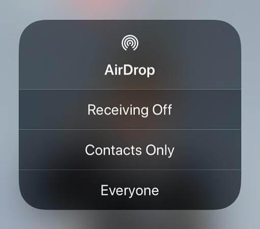 Airdrop not working