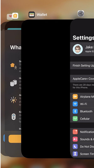 open app switcher