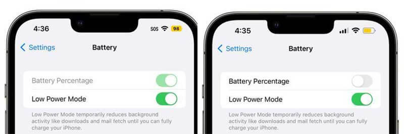 iOS 16 Beta 6 Battery Percentage