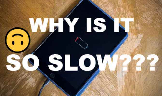 iPad charging slow