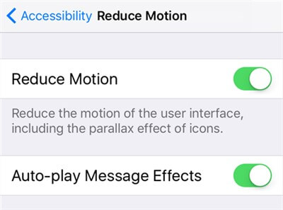 Reduce Motion