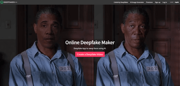 deepfakeswap homepage