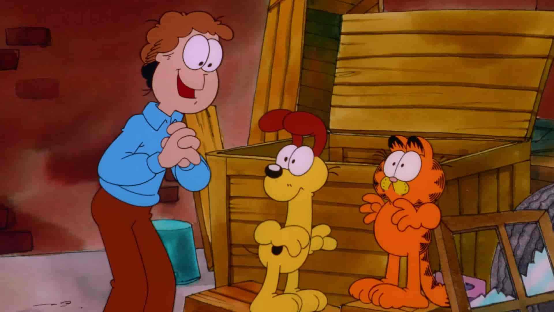 garfield and friend