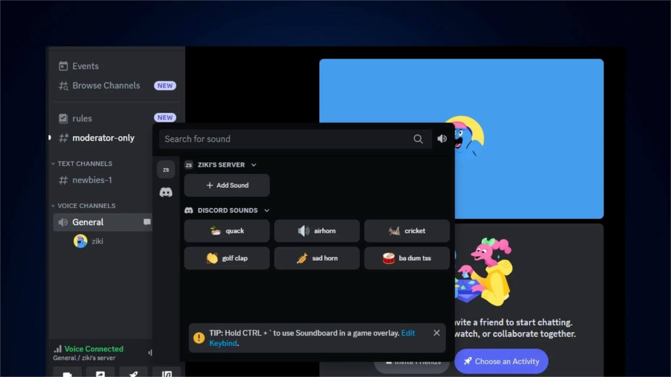 Discord soundboard sounds