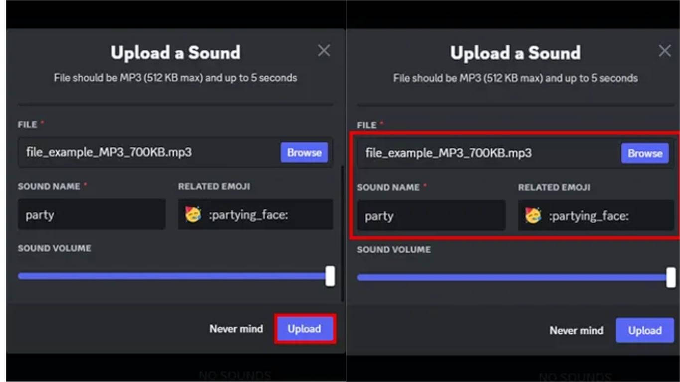 tips for upload sounds to discord soundboard 