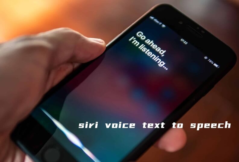siri voice text to speech