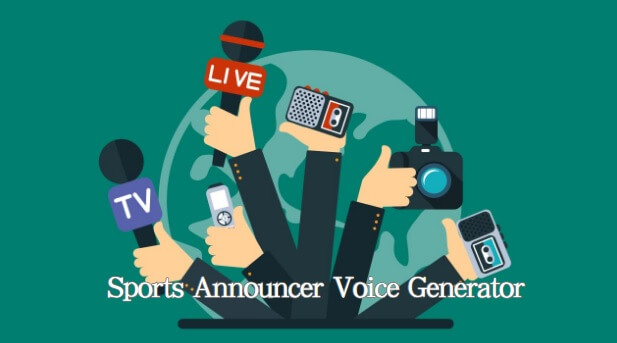 sports announcer voice generator