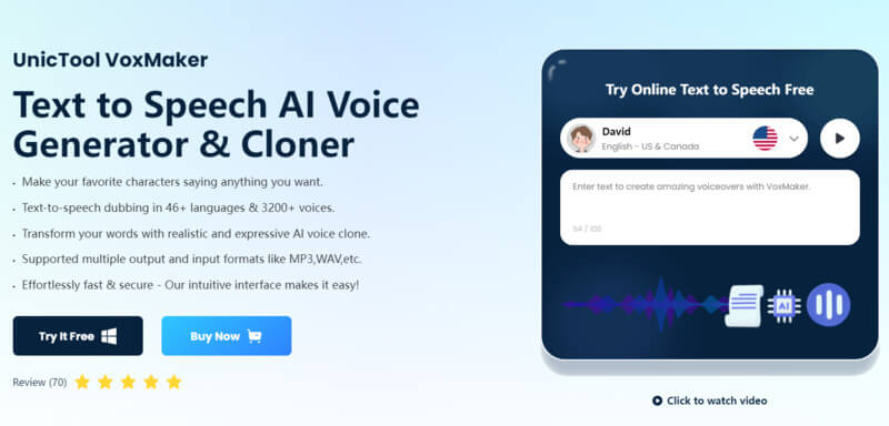 narrator voice text to speech