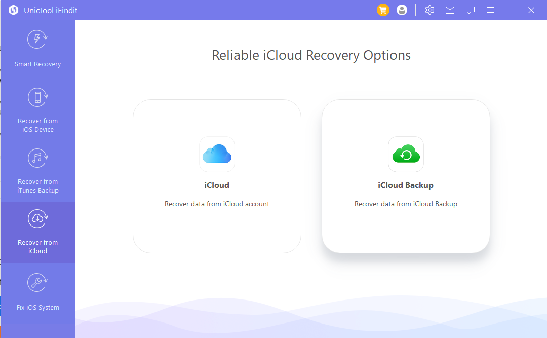 recover from icloud backup