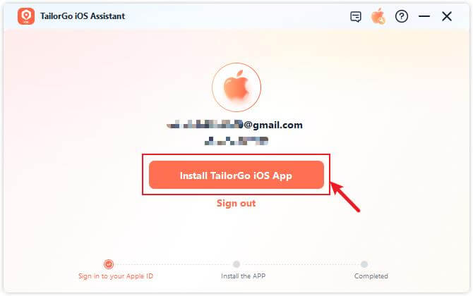 install tailorgo ios app step2