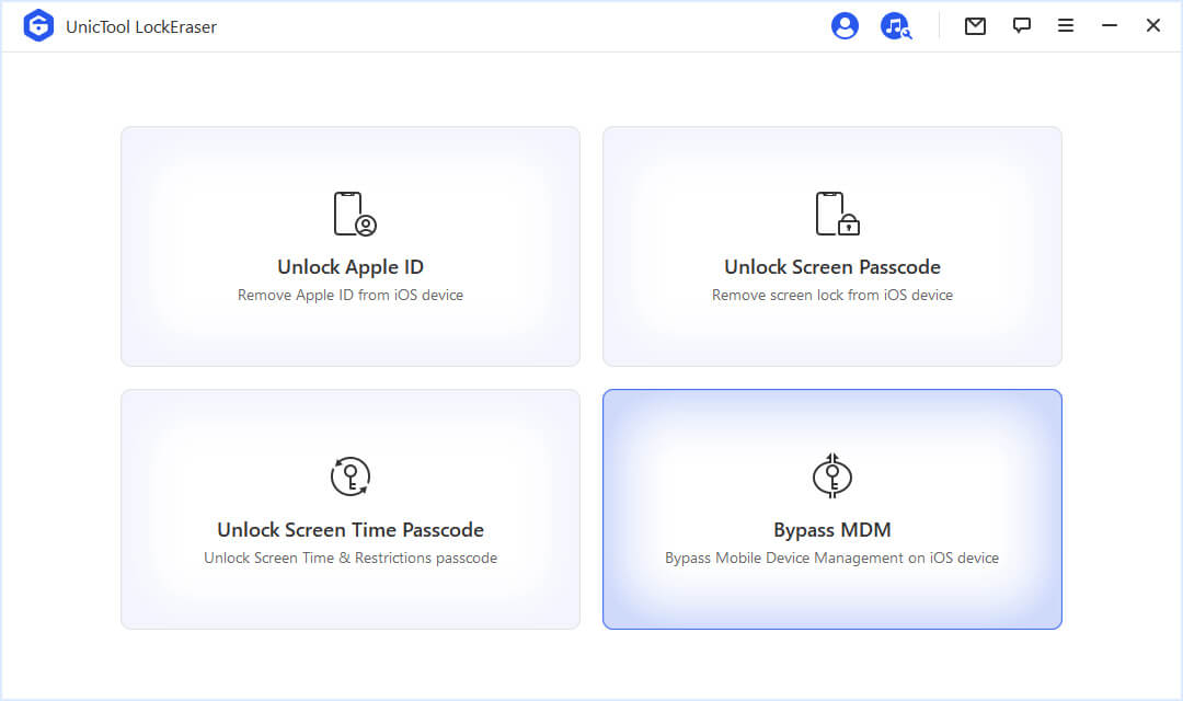 choose the Bypass MDM mode