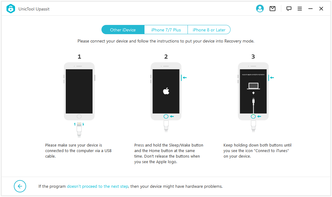 boot iPhone into recovery mode