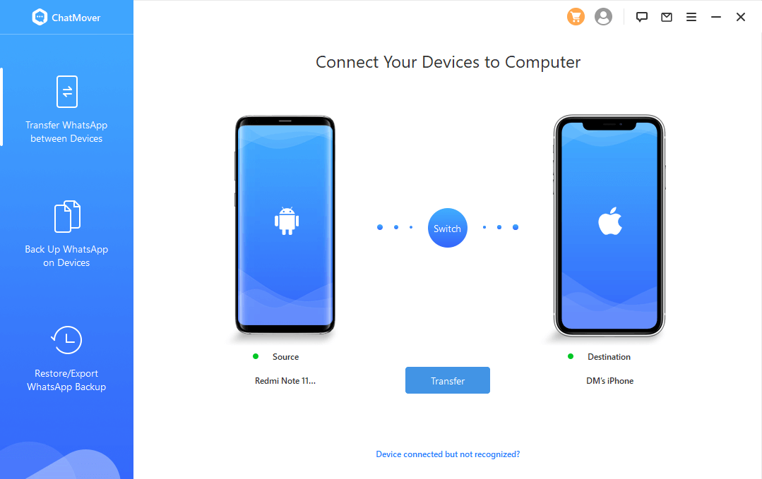 Connect phones to computer