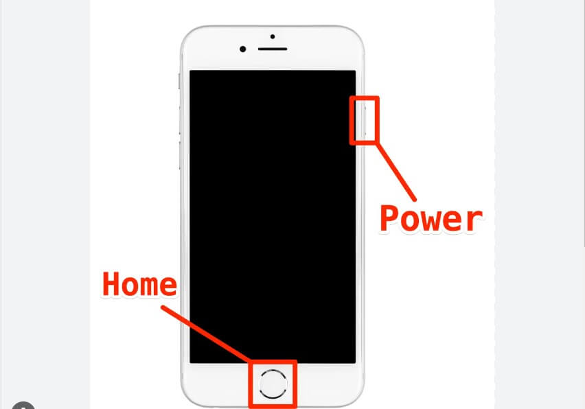 force restart iphone6 or earlier models