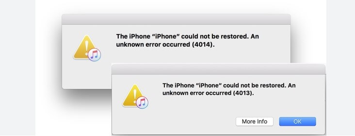 iPhone error 4013