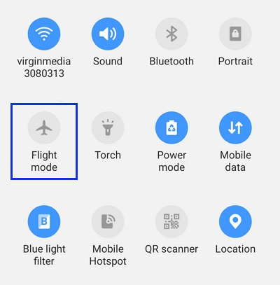 android flight mode