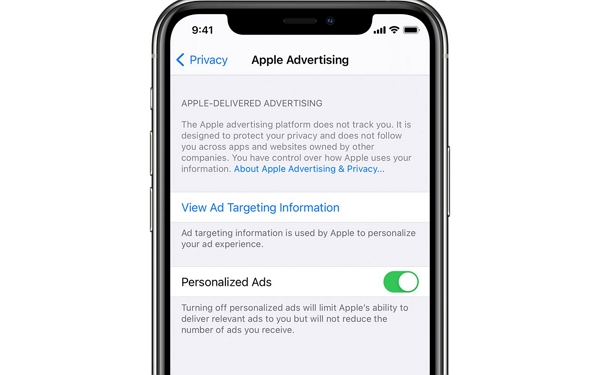 apple personalized ads