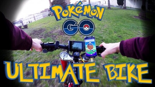 biking and pokemon go