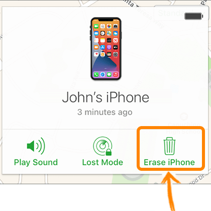erase iphone