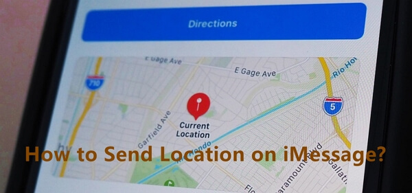 how to send location on imessage
