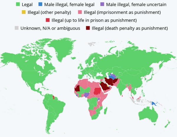 legal status of homosexuality