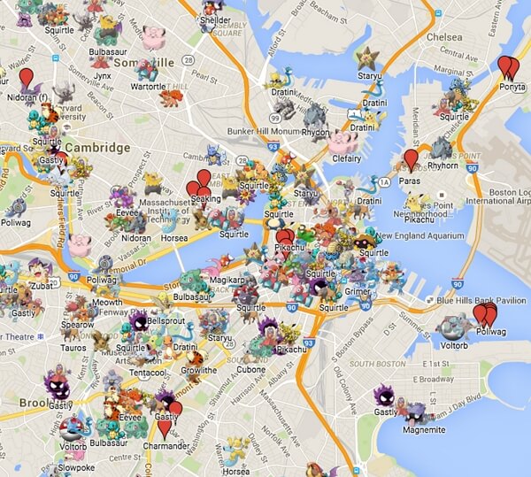 best pokemon map for pokemon go