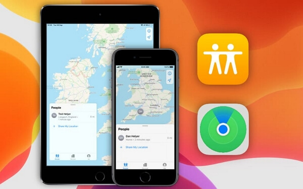 share location from another device