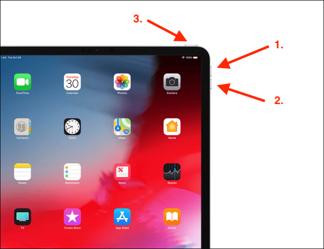 force restart ipad without home button