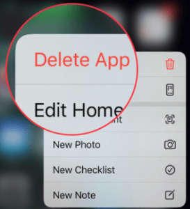 Delete iPhone apps