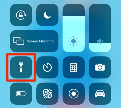 iphone flashlight