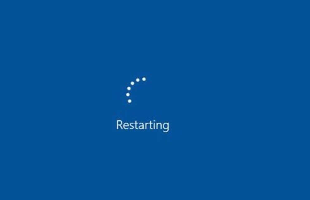 Restart your computer