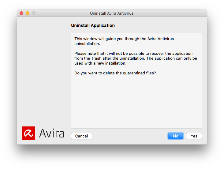 uninstall antivirus software
