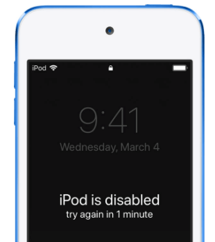 iPod touch is disabled