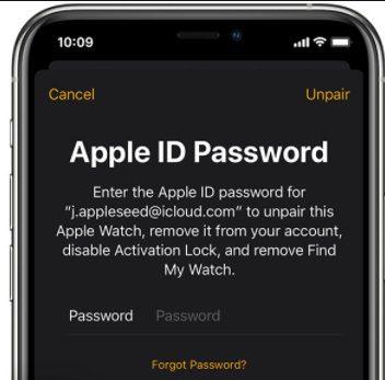 Iwatch remove activation online lock