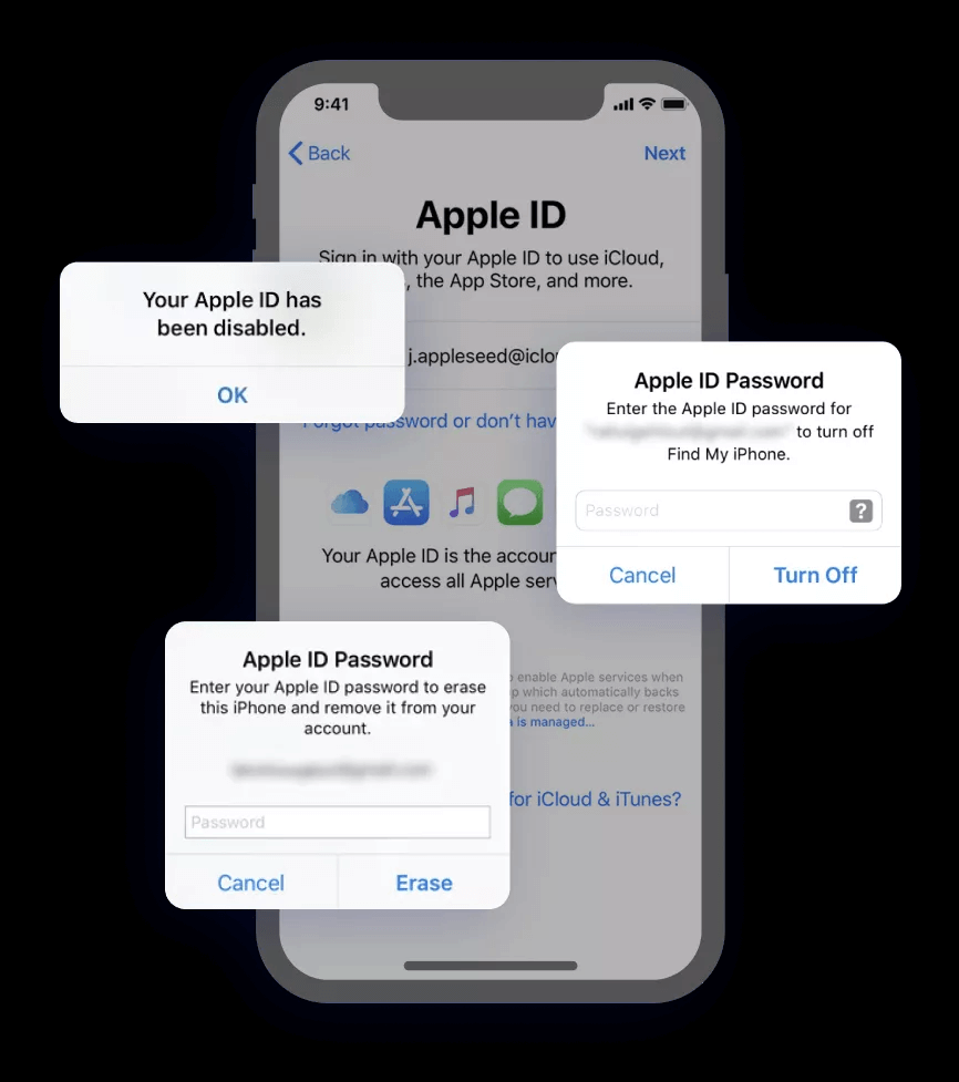 remove Apple ID