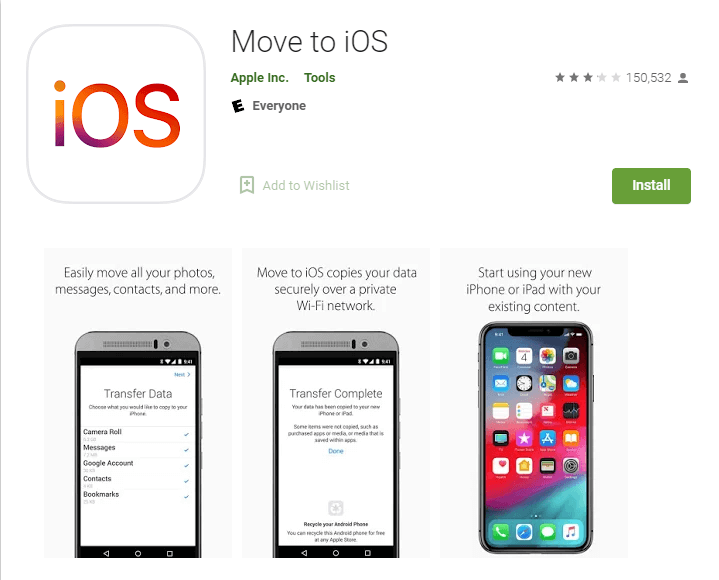 using move to ios