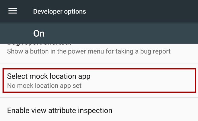 select mock location app