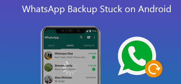 whatsapp stuck on android