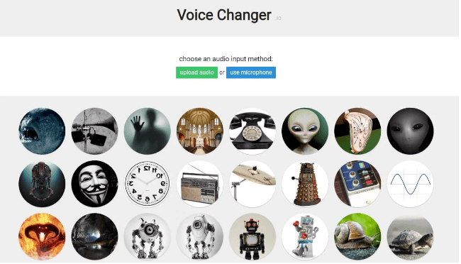 男声に変えるボイスチェンジャー VoiceChanger.io