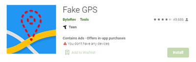 偽のgpsアプリ
