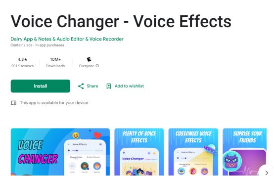 
최적의 보이스 체인저 여자 목소리 Voice Changer - Voice Effects& Voice Changer