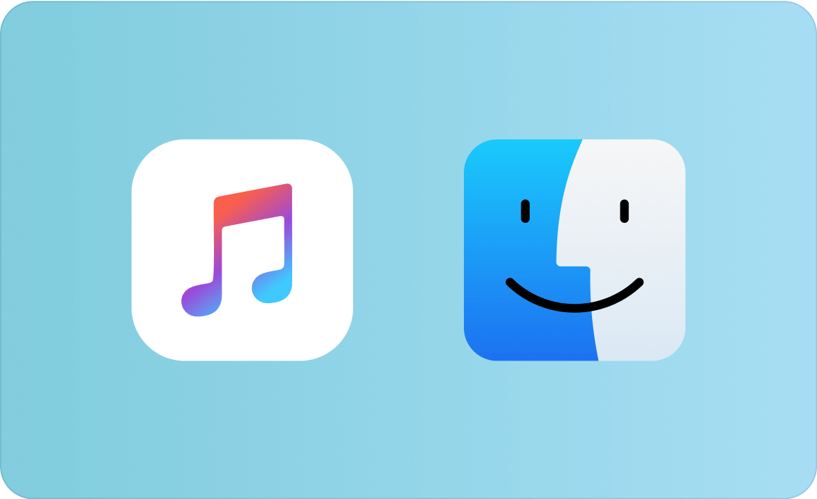使用 iTunes/Finder 將 iOS 設備連接到電腦以更新到 iOS 18