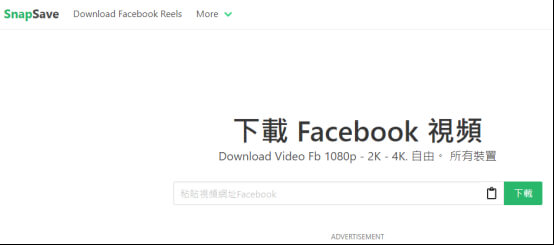 fb 影片下載線上網站 snapsave