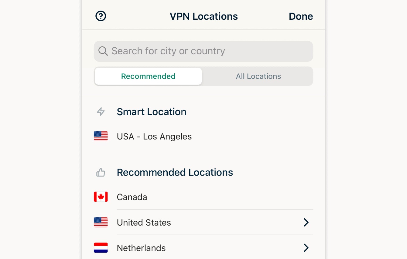 expressvpn-search-for-location