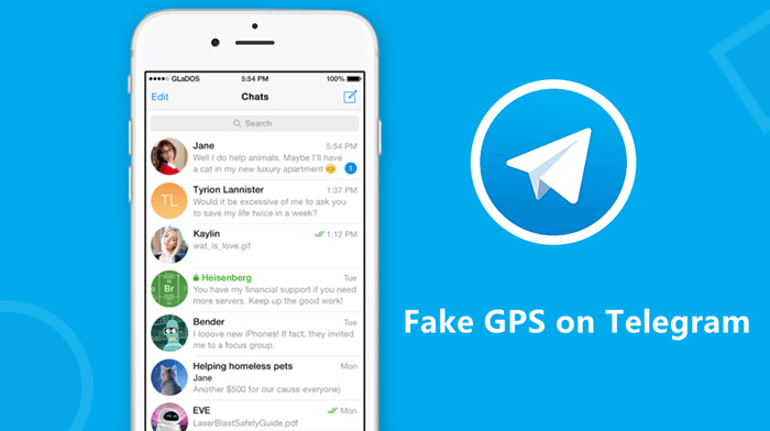 fake GPS Telegram