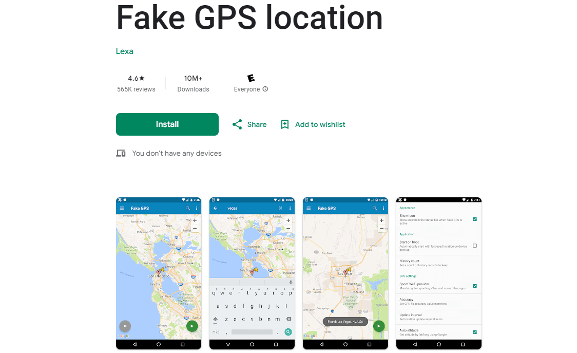 皮克敏外掛Fake GPS location